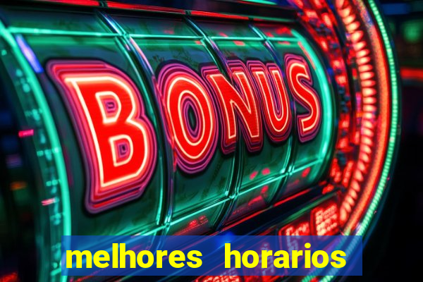 melhores horarios pagantes fortune tiger